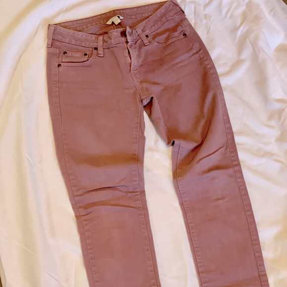 Garnet Hill Denim - Garnet Hill Lilac Purple Straight Leg Denim Jeans